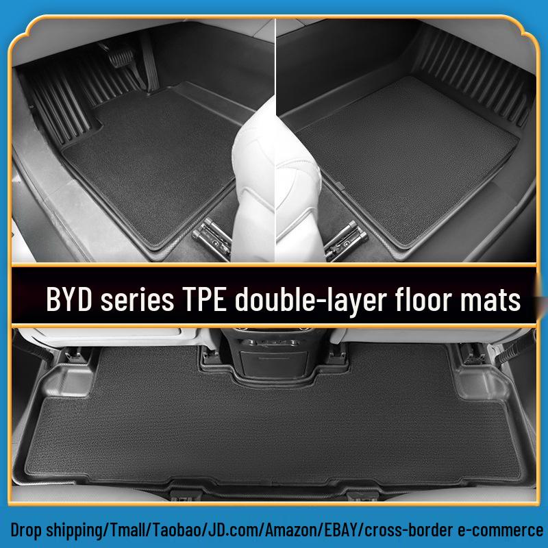 TPE Foot Pads for BYD Models: Qin, E5, Han EV, Tang Gen 2, Song PLUS/PRO, Song MAX, Seagull, Seal