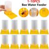 1-10PCS Bee Feeder Drinking Water Dispenser Beekeeping Honey Bee Feeder Watering Bee Supplies Beekeeper Feeding Bee Drinker Tool