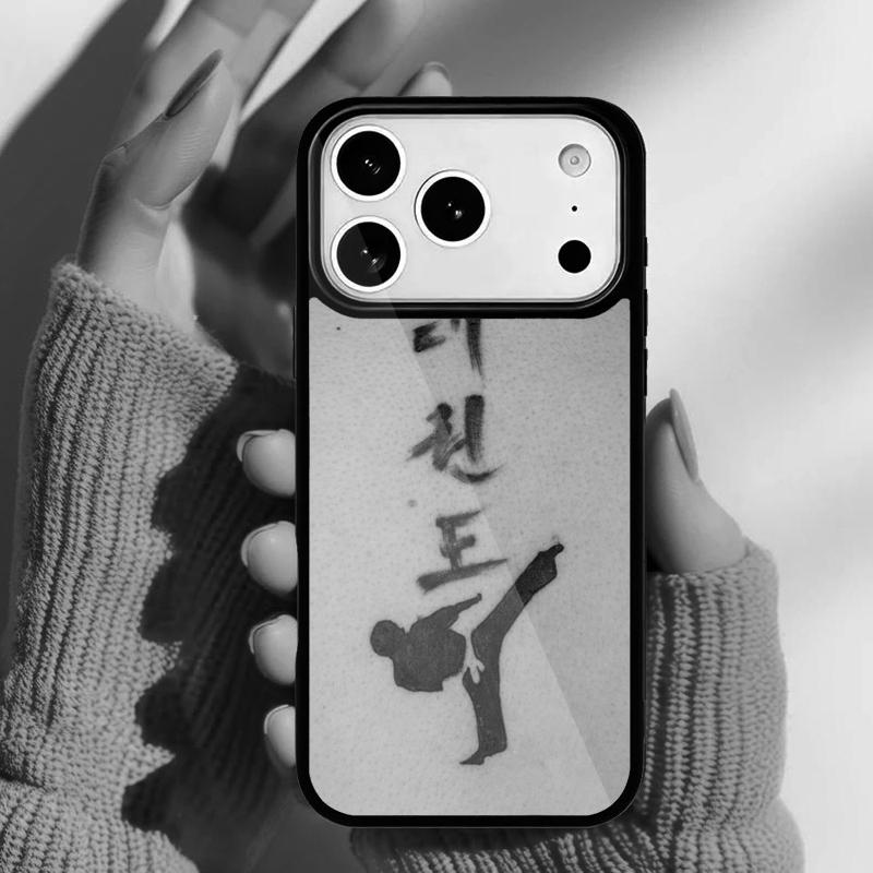 Чехол для телефона Кунгфу Тхэквондо для iPhone 17 16 15 14 13 Pro Max Задняя крышка для 12 11 Pro Coque