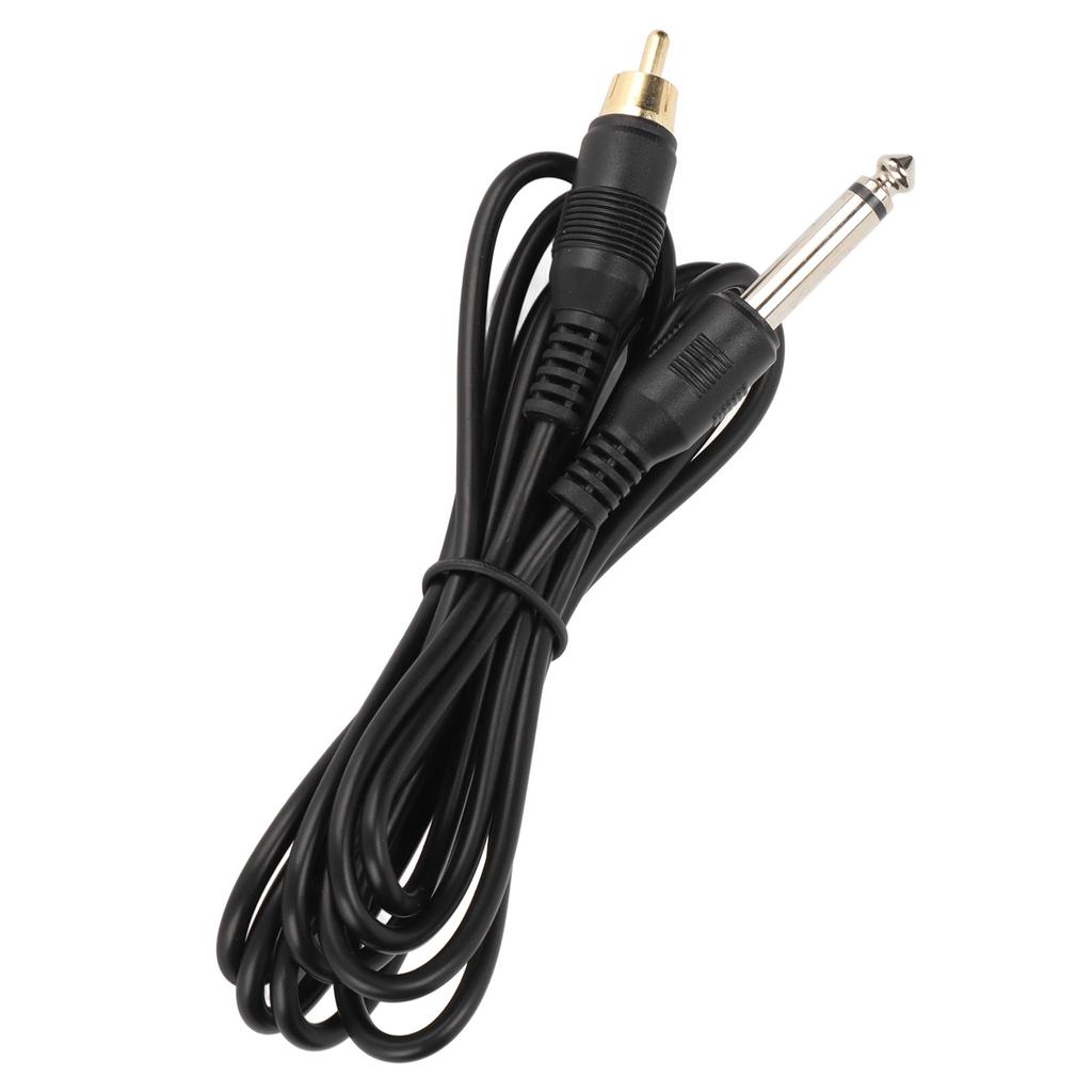 2m RCA Interface Tattoo Clip Cable Tattoo Machine Power Supply Connector Durable PVC Cord