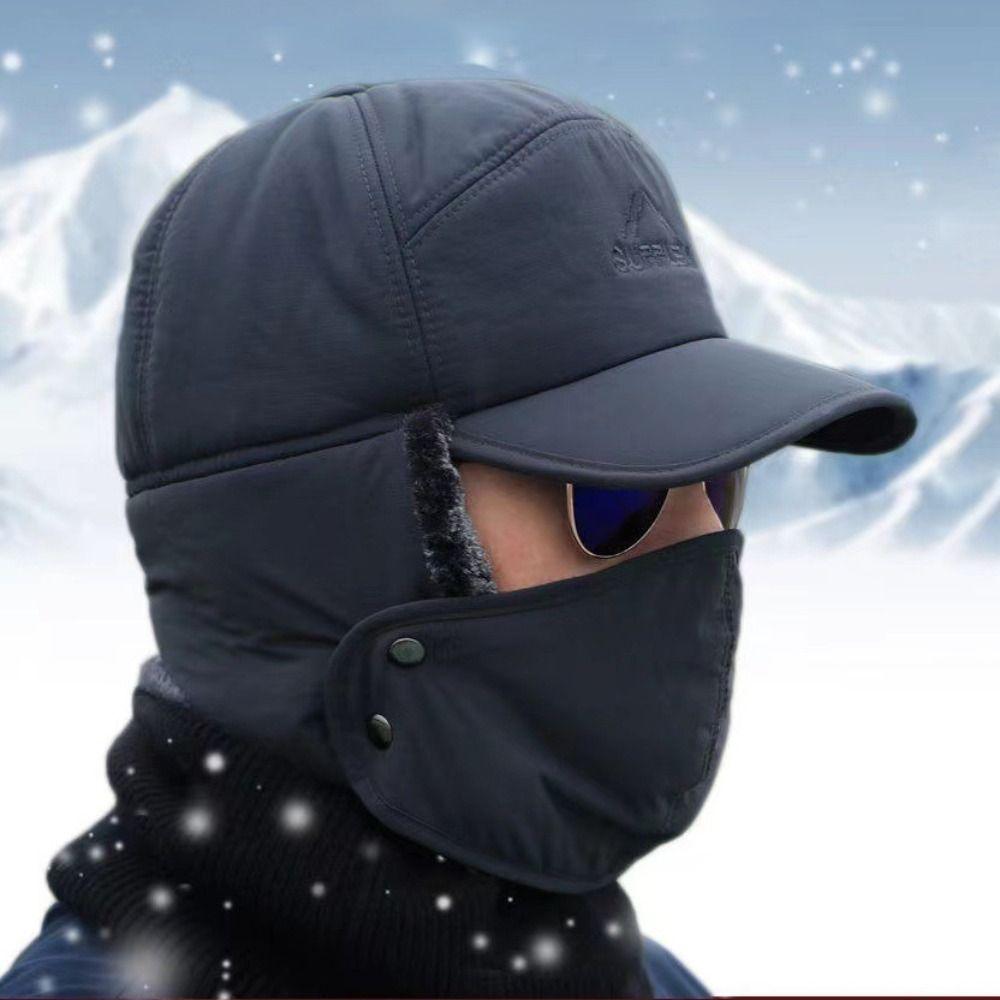 Winter Ski Thick Balaclava Windproof Warm Snow Cap High Quality Winter Hats for Men Women