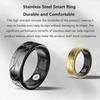 Smart Ring Women Health Tracker Heart Rate Blood Oxygen Camera Control Brush Video 5ATM Waterproof Multi-sport Men Fitness Ring