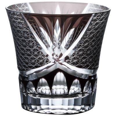 NARUMI Rocks Glass Glass Works Swirl 280 куб. см черный цветной стакан для виски Kiriko старый стакан подарочный в коробке GW6053-223BK