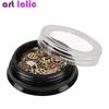 1 Box Nail Art Metal Gear Slices Stud Charms 3D DIY Mixed Punk Steampunk Glue On For Nail Art Decoration