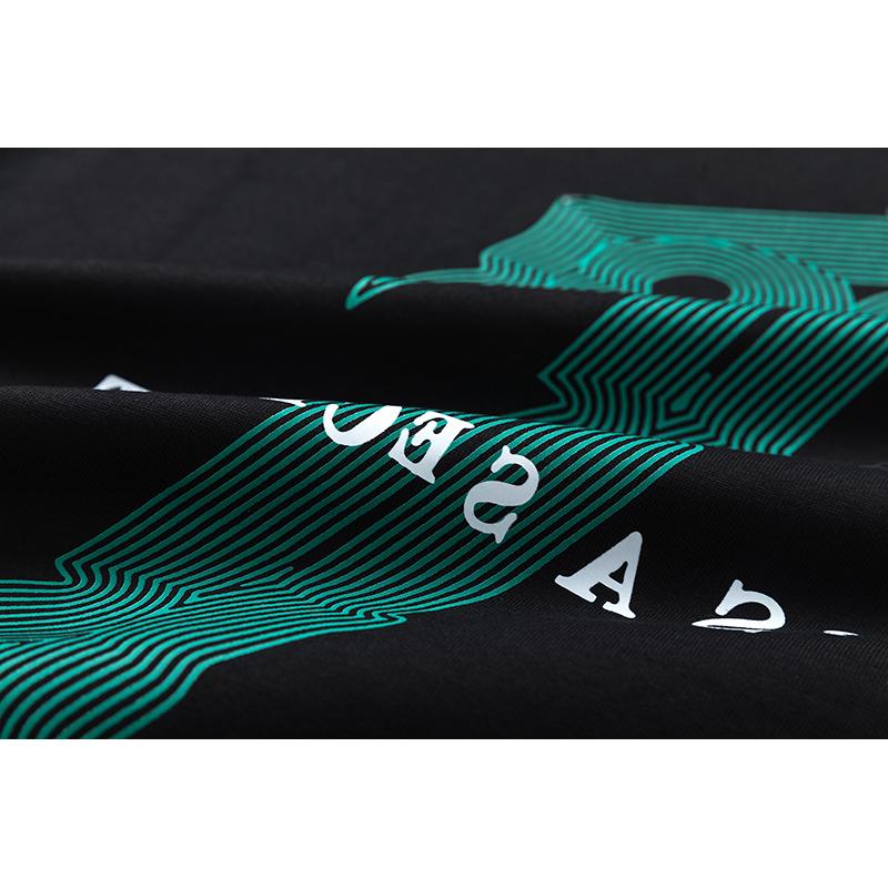 699 Trapstar London 2025 Лето Новая Высококачественный Хлопок Круглый Вырез Свободный Большой Размер Мужская и Женская Футболка Парная Футболка