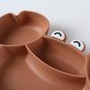 Flexible Baby Compartmentalized Dinner Plate Waterproof Kids Feeding Bowl Tableware  Toddlers