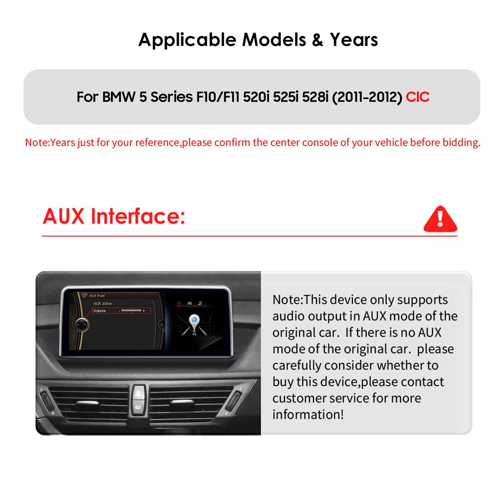 OSSURET Android Car Stereo для BMW F10 F11 520i 525i 528i CIC NBT 2011 - 2017 Автомобильный Радио Мультимедийный Плеер GPS Плеер 1920*720 Интеллектуальный Экран RDS