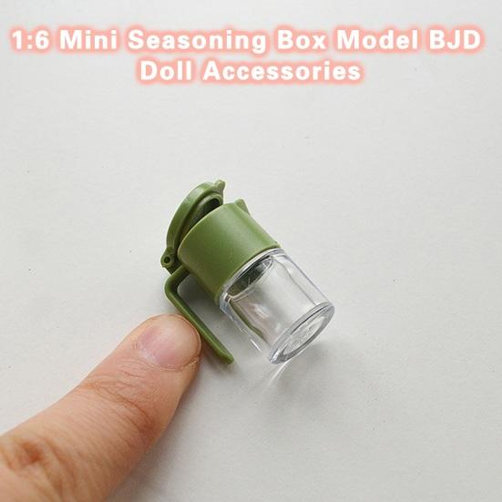 4 шт. Банка для масла для кукольного домика с открывающейся крышкой, прозрачная 1:6 миниатюрных масленок, модель игрового домика, кухонная игрушка, реквизит для фотосессии
