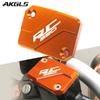 Аксессуары для KTM RC 390 125 200 250 2013-RC390 RC125, передняя и задняя головка цилиндра, крышка бачка тормозной жидкости