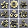 Zinc Zinc Zinc Alloy Finger Spinner Brass Color Hand Spinning Gyro Toy Fidget Spinner  Adults Gift