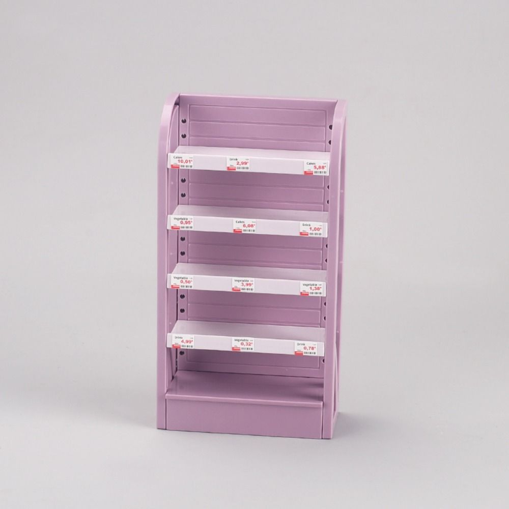 Пластиковая полка для выкладки в супермаркете