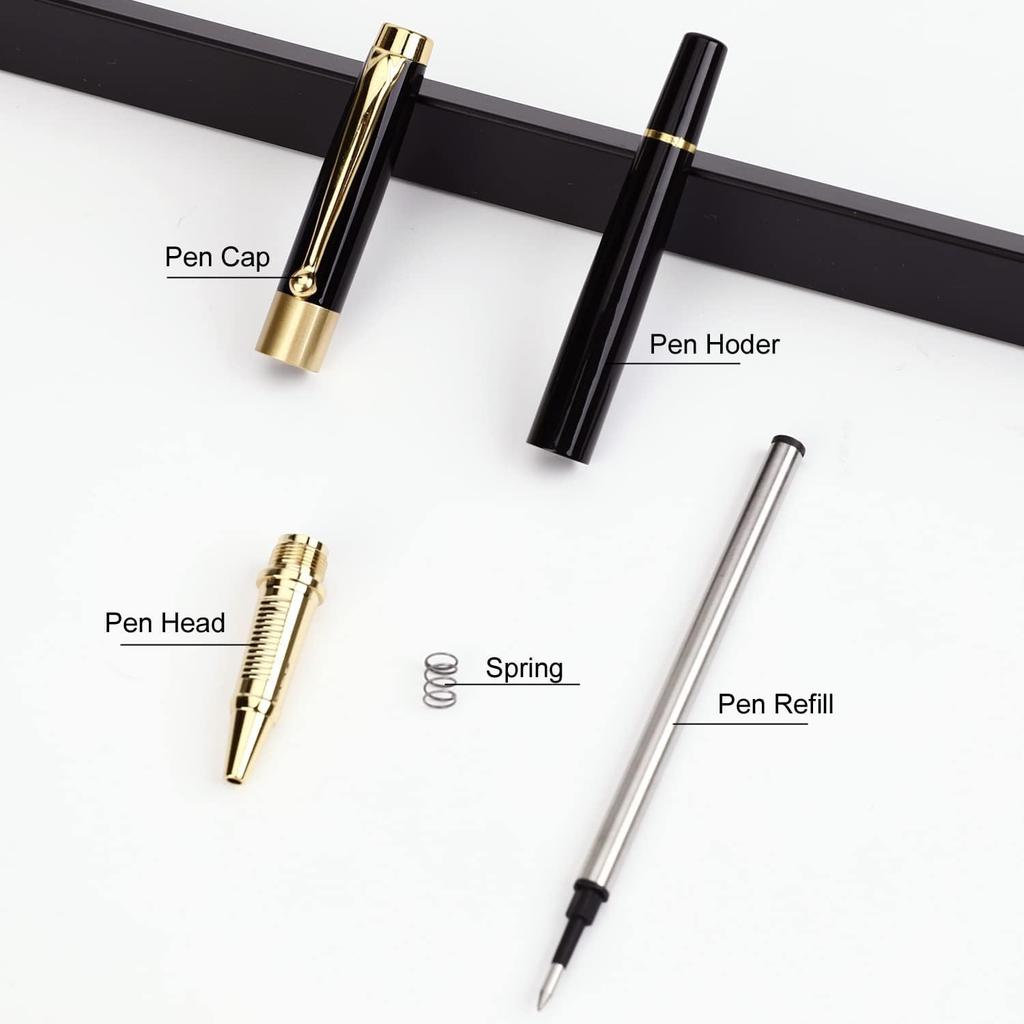 Luxury Ballpoint Ballpoint Easy To Popular Ballpoint Present Ballpoint Pen Black Luxury Ballpoint Pen Line Width Best Ballpoint Pen Gift Set for Men