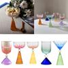 Unique Flower Cups Glass Cup Drinkings Cups Beverage Cups Creative Wine Cups Colorful Cocktail Cups for Beverage Wine