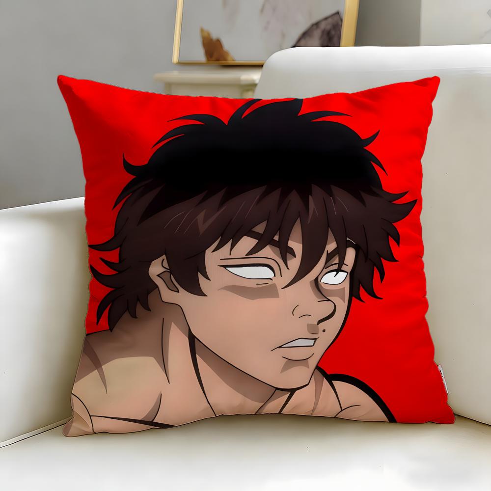 Популярный аниме Baki the Grappler Наволочка Мягкая Легко стираемая Чехол для подушки Универсальный для Дивана Кровати Путешествий и Офиса