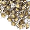 100pcs Crystal Inlay Crystal Rhinestone Rivets DIY Leather Craft Studs  Leather Craft Decoration