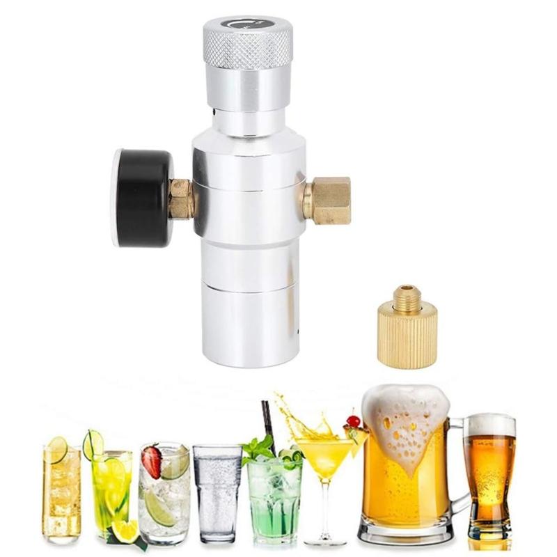 Portable CO2 Regulator 0-150PSI with Metal Construction Gas Regulator Suitable for Home Brewing Enthusiasts Present