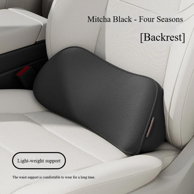 Car Interior Accessories Memory Foam Car Seat Pillow Lumbar Support Breathable Back Protector for Office Chairs Pillow