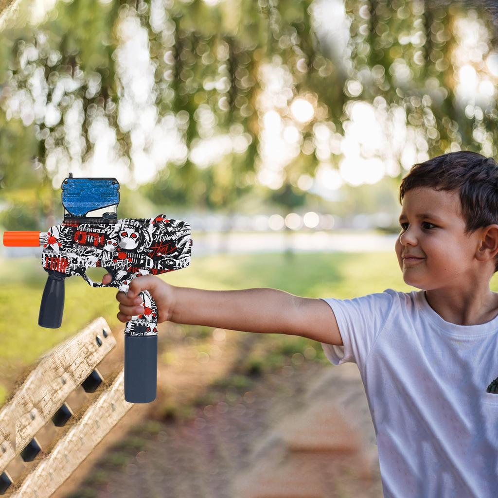 Гелевой шариковый бластер, электрический сплэттерный шариковый бластер, подходящий для развлечений на заднем дворе и командных игр на открытом воздухе. Подарки на день рождения для мальчиков и девочек старше 12 лет