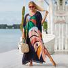 Long Beach Dress Cover-Ups for Women Pareo De Plage Swimsuit Cover Up Beach Sarongs Swimwear Kaftan Beachwear Q1476