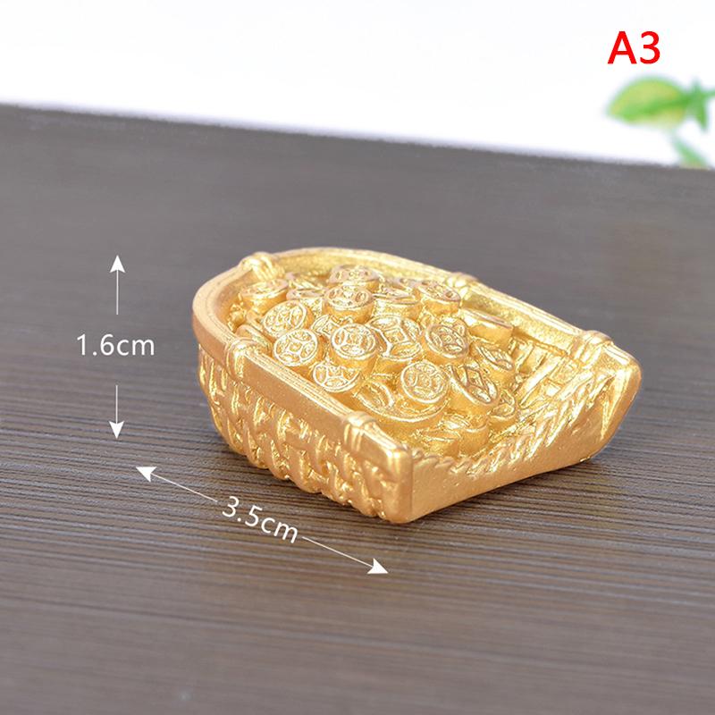 Благоприятный фен-шуй Фа Цай Денежное дерево Золотой слиток Сумка Удача Весенний фестиваль