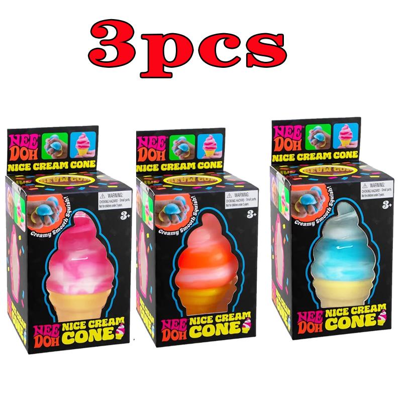 Schylling Needoh Nice Cube Сенсорная игрушка Снимает стресс Сжимающаяся Головоломка Развивающая Блок для выплеска эмоций Детский сувенир Обучающая игрушка