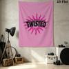 Tea Wall Tapestry Aesthetic Wall Hanging Printed Fabric Blanket Decorative Tapestries For Bedroom Living Room Home Decor