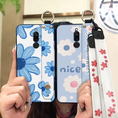 Мягкий чехол Шнурок Чехол для телефона Для Xiaomi Redmi 8 Кольцо Пыленепроницаемый Ремешок Модный дизайн Держатель для телефона Защитный Силиконовый
