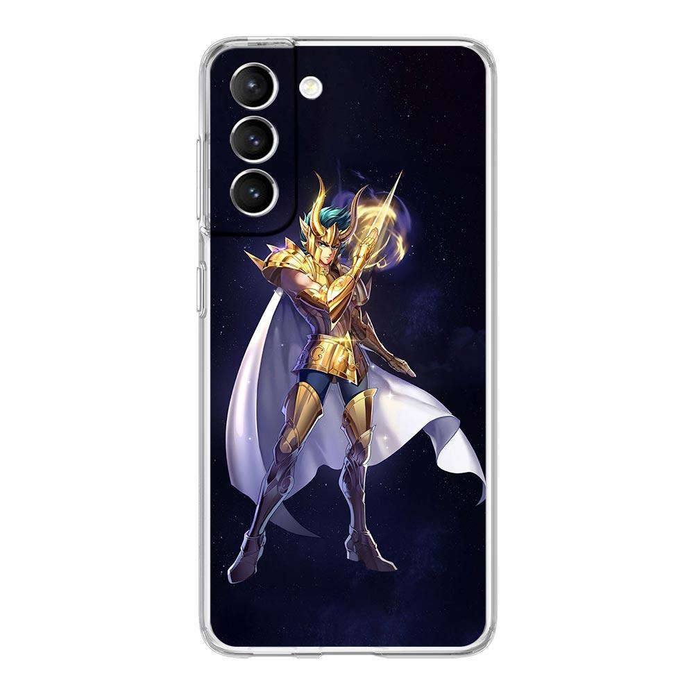 Чехол для телефона Saint Seiya Virgo Shaka для Samsung Galaxy S22 5G S20 Ultra S21 FE 5G S10E S9 S8 S10 Plus Note 20 10, мягкий прозрачный чехол