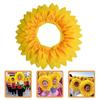 Funny Sunflower Headgear Dress Up Sunflower Hat Headpiece Party Sunflower Hat  Music Festival