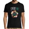 T-shirt Homme - J'peux pas je fais des cupcakes - Noir - Manches courtes - Col arrondi - Regular