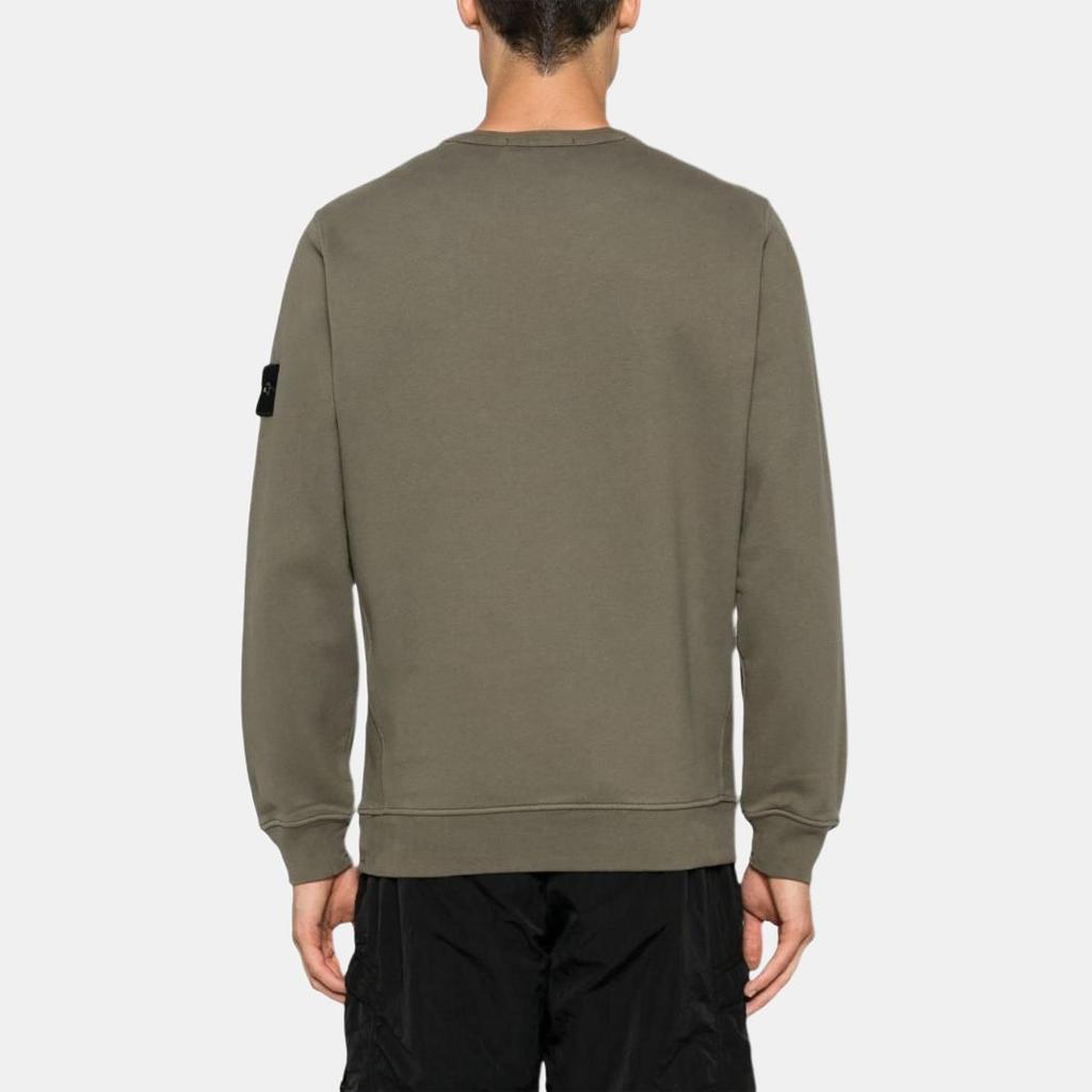 STONE ISLAND Флисовый свитшот Орех Мужские топы Коричневый 811562420-V0075