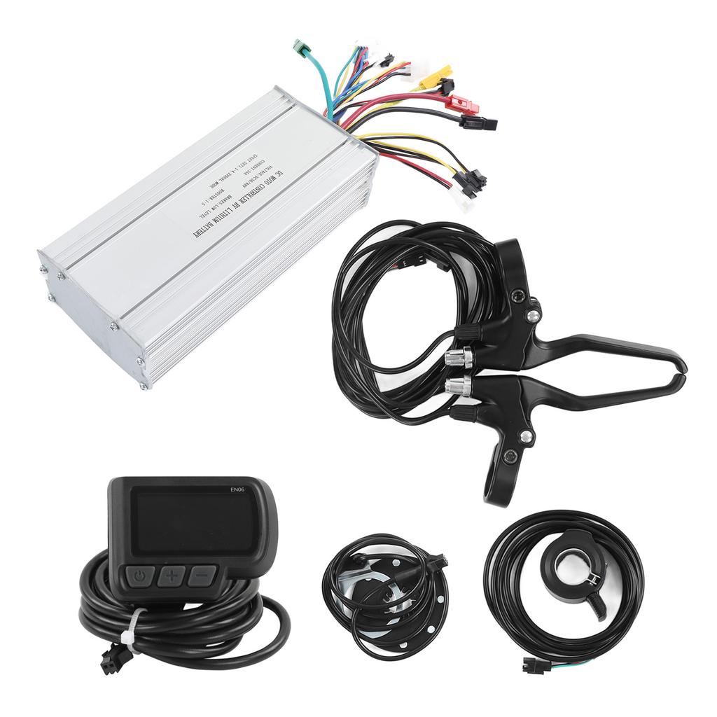 35A Controller EN06 Panel with Thumb Throttle Power Assist Sensor Electric Bike Scooter Conversion