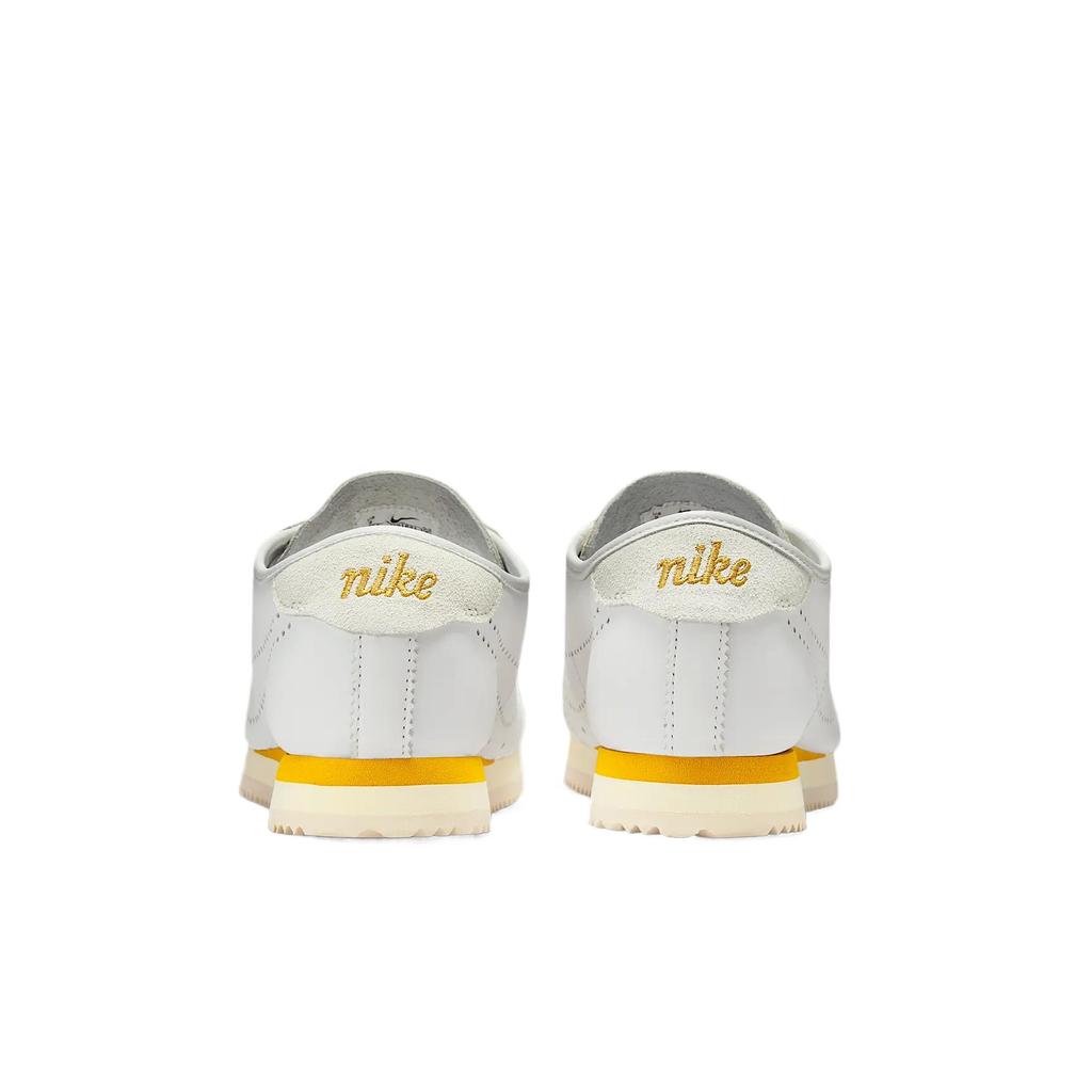 Nike Cortez White Bronze Perforated Swoosh Women's Sneakers HQ1841-100