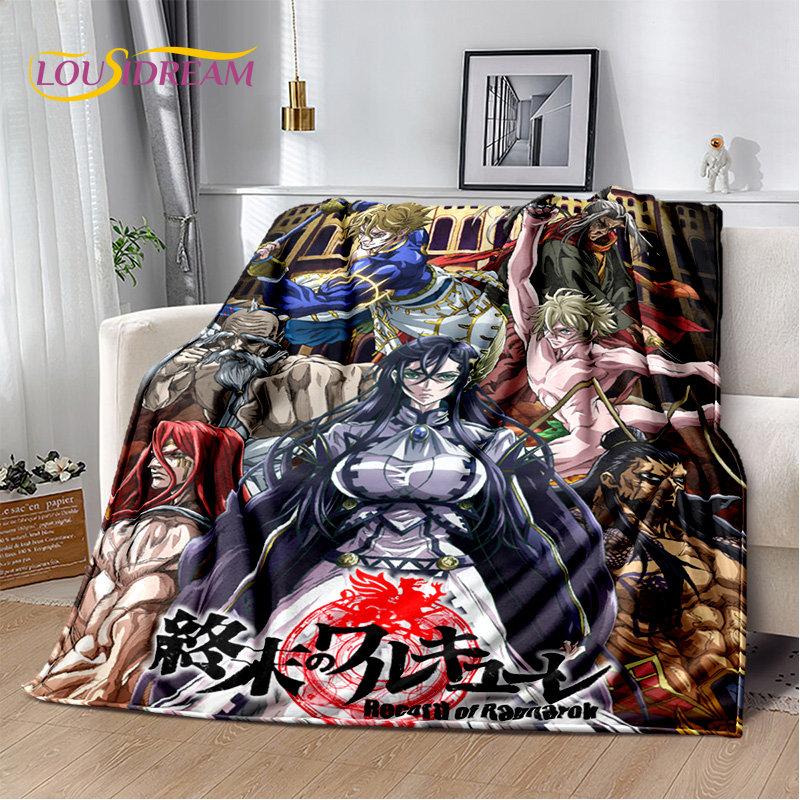 Record of Ragnarok Anime Cartoon Soft Plush Blanket,Flannel Blanket Throw Blanket for Living Room Bedroom Bed Sofa Picnic Cover