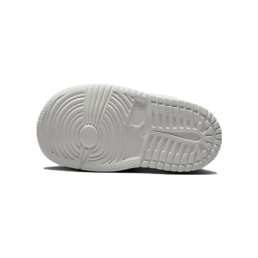 Кроссовки Air Jordan 1 Low Alt SE TD Glitter Swoosh Baby, белые, сине-голубые, с белым оттенком, FQ9114-100
