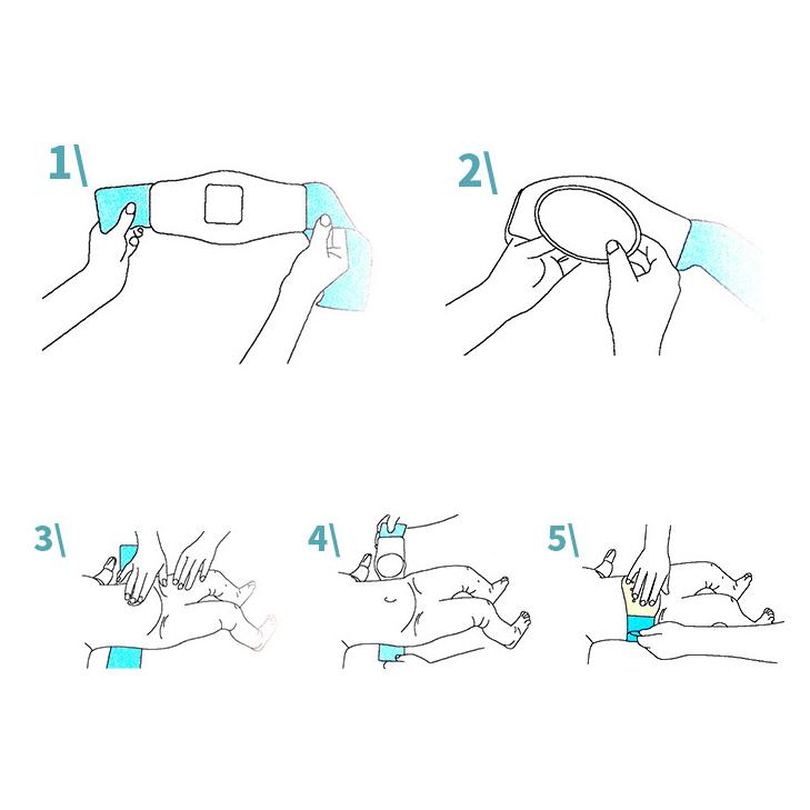Детский пупочный бандаж для лечения грыжи, пояс для облегчения боли и восстановления, дышащий, для новорожденных и младенцев, поддержка пупка, абдоминальный бандаж