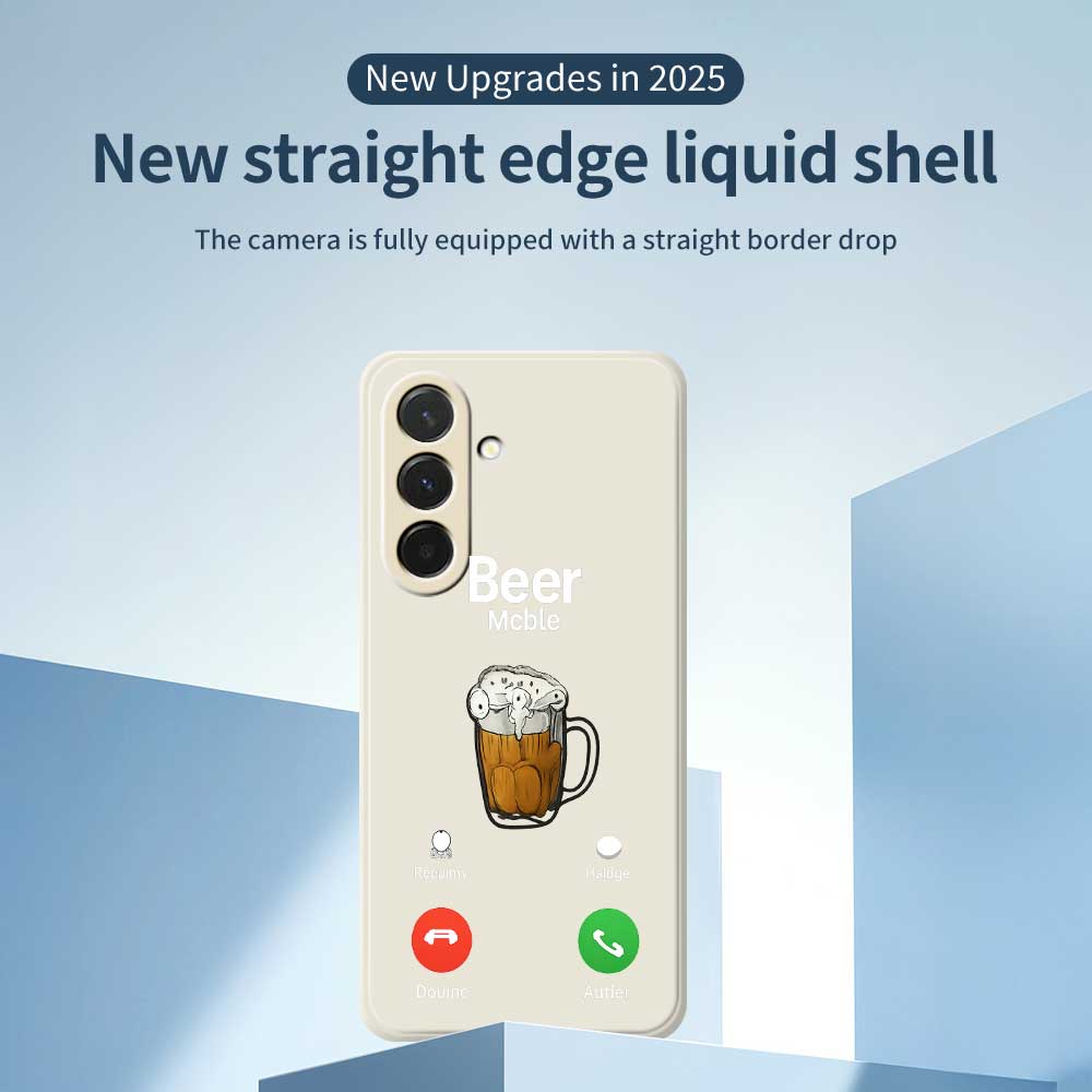 Чехол для Samsung Galaxy A36 5G с принтом пивного узора, TPU задняя крышка для телефона с прямыми краями