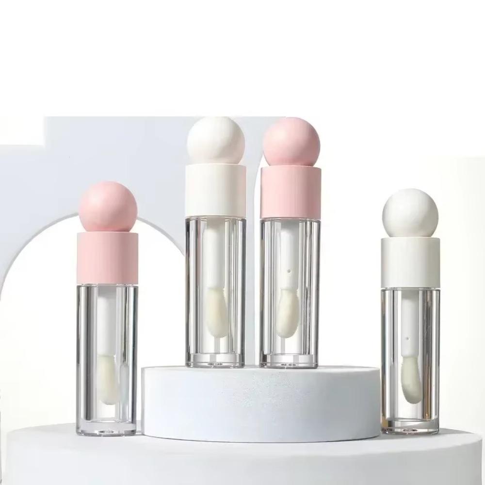 Матовый Прозрачный Розовый Пустой Флакон Диспенсер Толстый Стержень Контейнер для Блеска для Губ Тюбик для Блеска для Губ