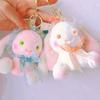 Японский брелок для ключей Кролики Плюшевая мода Лолита сумка кулон автомобильный ключ аксессуары мультяшный брелок
