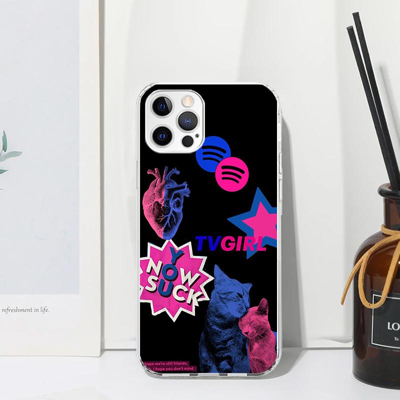 TV Girl Album Phone Case For Iphone 17 Air 16 15 Plus 16E 14 Pro Max 13 Mini 12 11 7 8 SE Fundas Soft Back Cover 17 Air 16 15 Pl