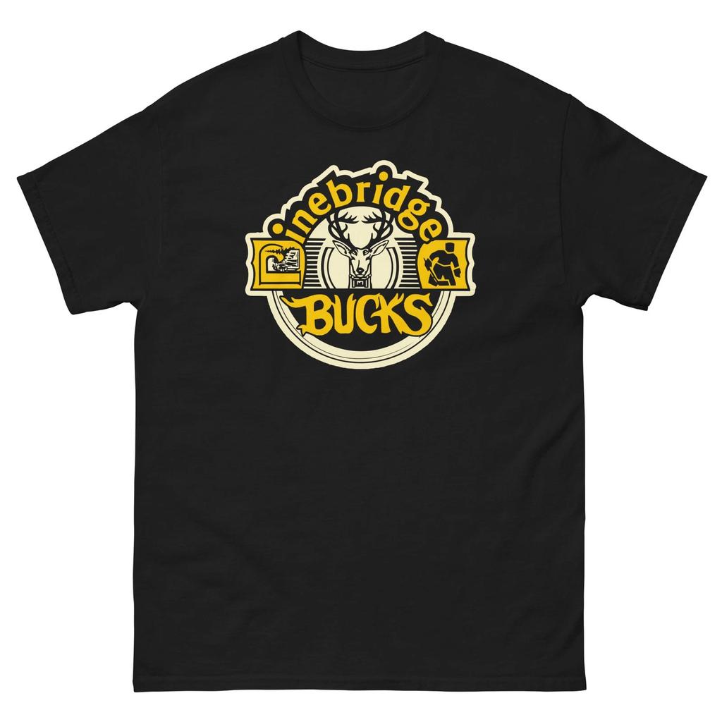 Pinebridge Bucks Hockey Black Graphic T Shirt Unisex classic tee