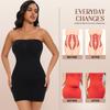 Women Seamless Full Slips Shapewear Strapless Bodysuit Under Dress Body Shaper Dresses Sexy Butt Lifter Tummy Control Shaping Corset