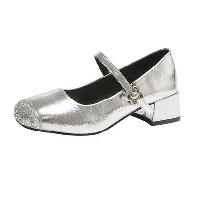 Мода Женские Туфли-Лодочки Телесные С Открытым Вырезом Женская Обувь Мода Офисная Работа Вечеринка Обувь Дамские Туфли На Низком Каблуке 2024 Лето Каблуки Woeman