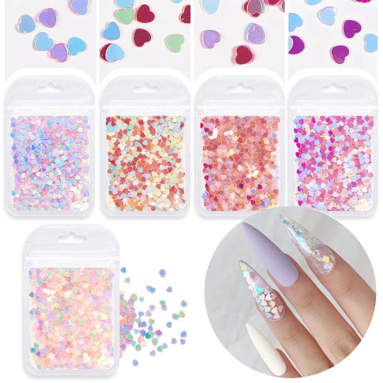 1 Bag Great Multiple Colors Attractive Nail Ornament Art Glitter Sequins Flakes Manicure Designs Party Favor