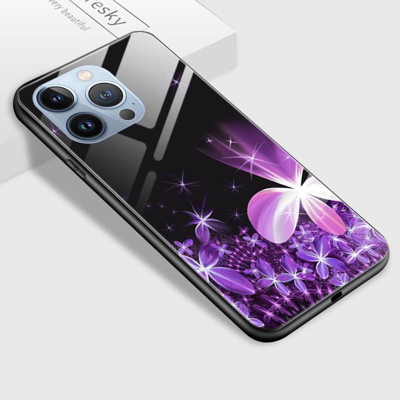 Чехол для телефона из закаленного стекла для Samsung A12 A16 A32 A53 S20FE S23 S25 Honor20 X6A 90Lite 9X Huawei Y9Prime2019 P30Lite Мягкий край Ударопрочный Гладкий чехол