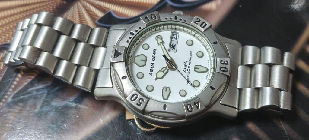 [USED] Seiko ALBA Diver Aqua Gear 200M Working Quartz