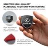 YOM1 3D Metal Car Styling Shield Stickers Trunk Exterior Accessories For Lexus RX350 IS250 IS200 GS300 LX570 RC350 UX250h ES350