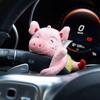 Украшения для автомобиля Плюшевые куклы Пилот Рулевые фары Орнамент Милая свинья Уай-бобы для лобового стекла Дворники Рулевое колесо Аксессуары