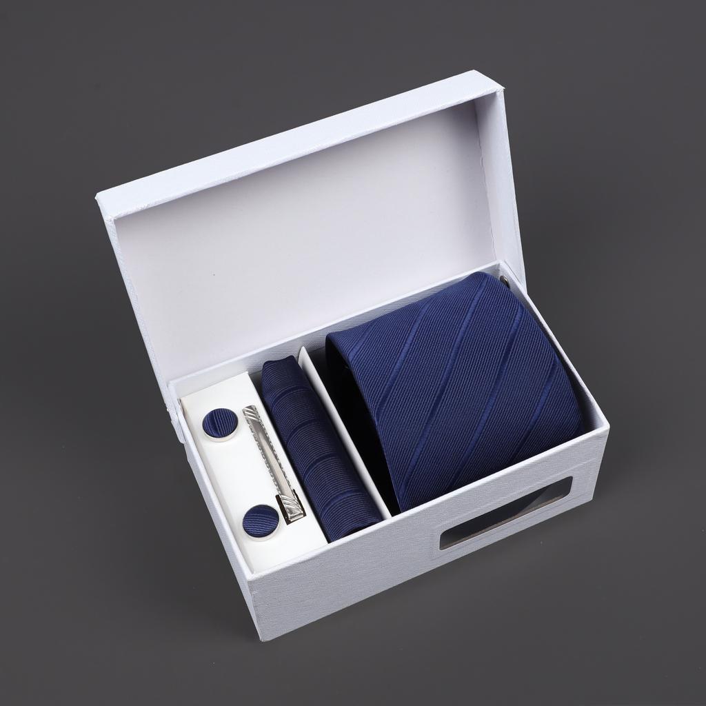 2025 Men'S Tie Premium Gift Box Jacquard Embroidered Tie Tie Logo Making