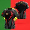 Portugal Men's T-Shirt Flag Color National Emblem Printing Unisex Apparel Summer O Neck Short Sleeve Memorial Shirt Men Clothing